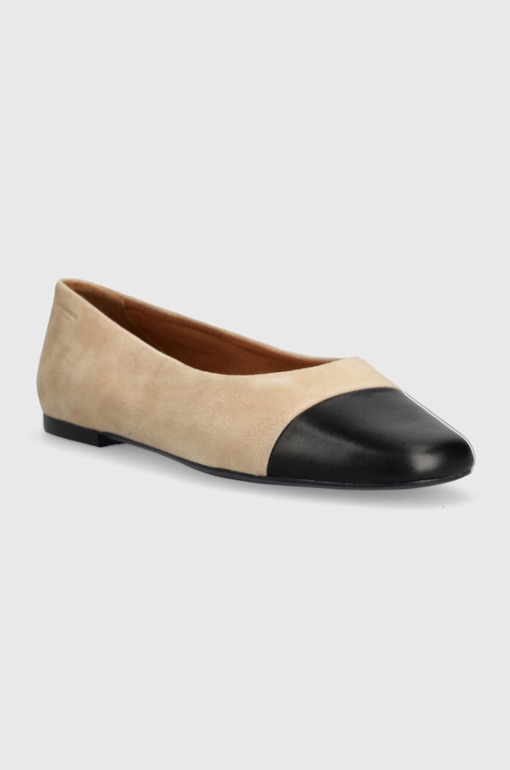 Vagabond Shoemakers baleriny skórzane JOLIN 5508.642.95 beżowy SS23