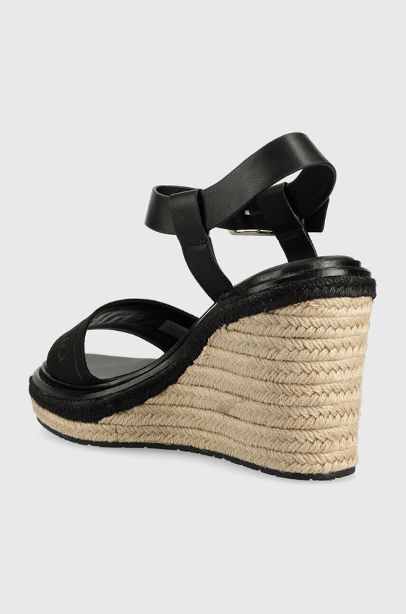 Παπούτσια Πέδιλα Calvin Klein WEDGE 70HH - HE HW0HW01499 μαύρο