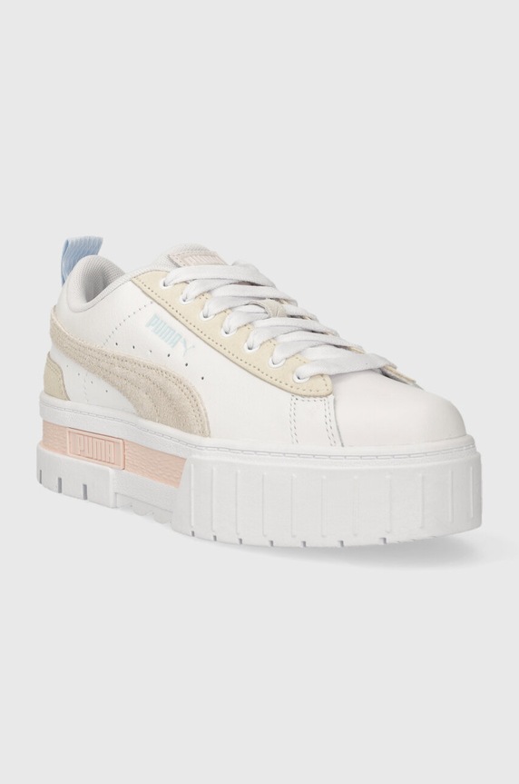 Puma leather sneakers Mayze Mix Wns 387468 white SS25