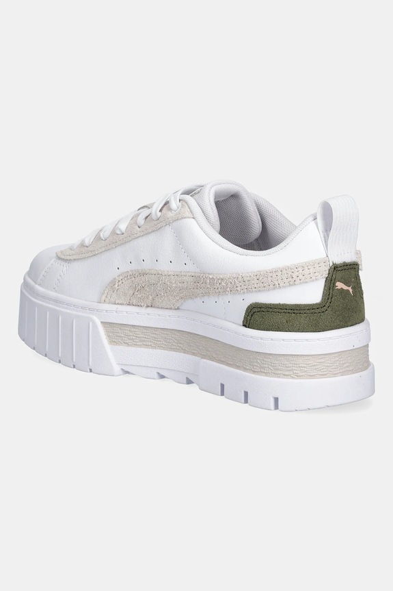 Obuwie Puma sneakersy skórzane Mayze Mix Wns 387468 biały