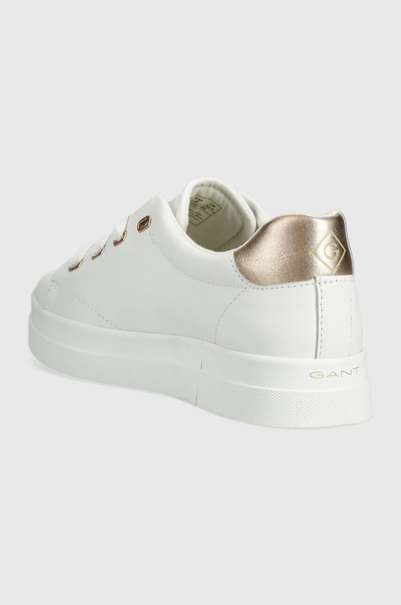 Obuwie Gant sneakersy skórzane Avona 26531918.G296 biały