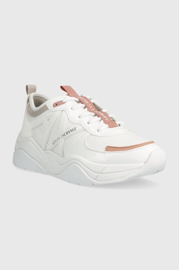 Armani Exchange sneakersy XDX039.XV311.K643 biały SS23