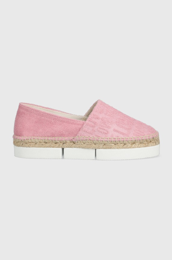Love Moschino espadryle Scarpad Espam 35 platforma różowy JA10313G1GJM1600