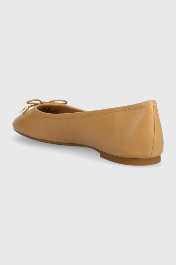 Obuwie Lauren Ralph Lauren baleriny skórzane Jayna 802824650015.101 beżowy