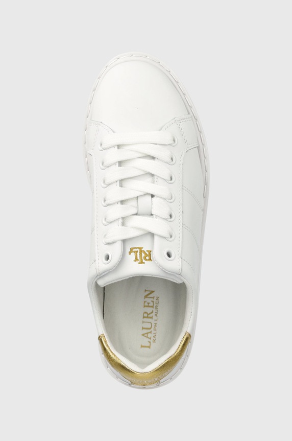 Lauren Ralph Lauren sneakersy skórzane Angeline biały 802875886002.100