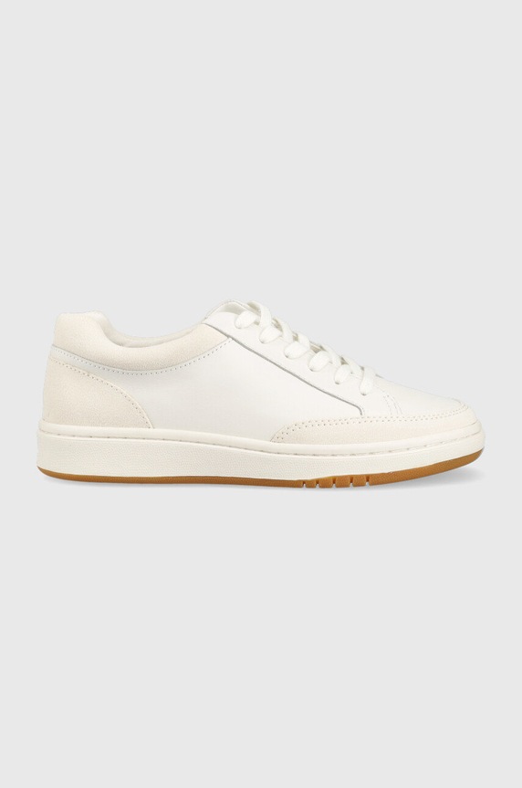 Lauren Ralph Lauren sneakersy skórzane Hailey skóra zamszowa biały 802891469001.100