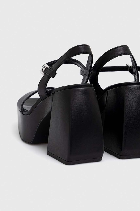 Obuwie Pinko sandały skórzane Fantine 100655.A0N9.Z99 czarny