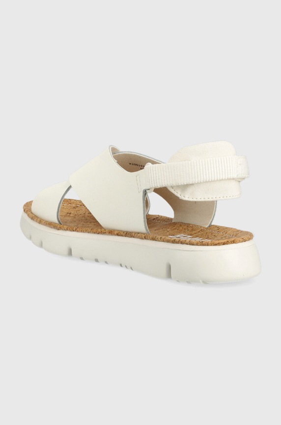 Obuv Kožené sandále Camper Oruga Sandal K200157.046 biela