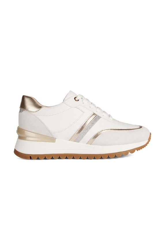 Geox sneakersy D DESYA imitacja zamszu biały D3500A.08522.C1352