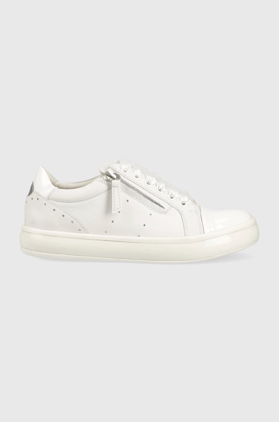 Sneakers Geox D LEELU συνθετικό λευκό D35FFE.085NF.C0007