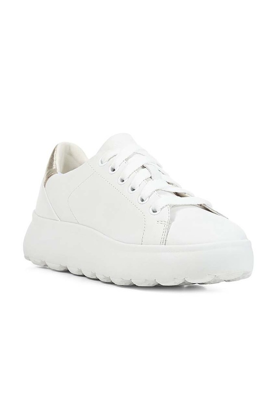 Δερμάτινα sneakers Geox Spherica Ec 4.1 D35TCB.085Y2.C0232 λευκό SS23