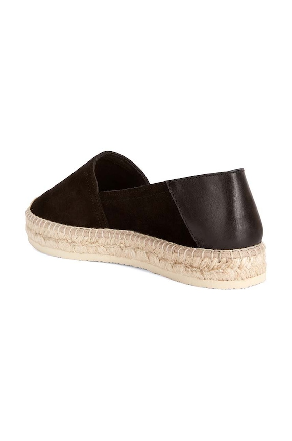Cipők Geox bőr espadrilles D LAMPEDUSA D35V0A.02285.C9999 fekete