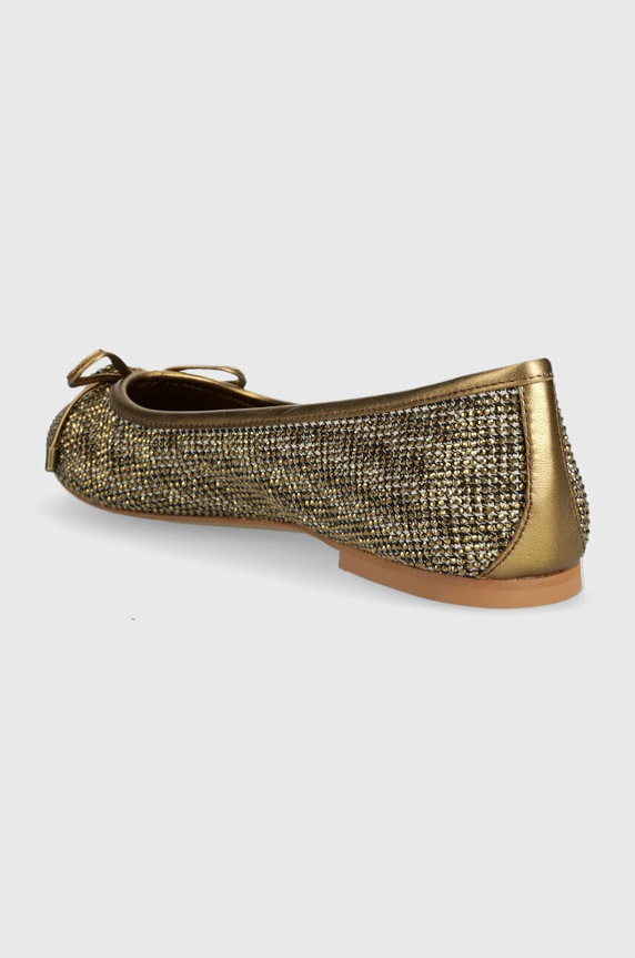 Obuwie Kurt Geiger London baleriny Eagle Ballerina 9790640609.BEIGE złoty