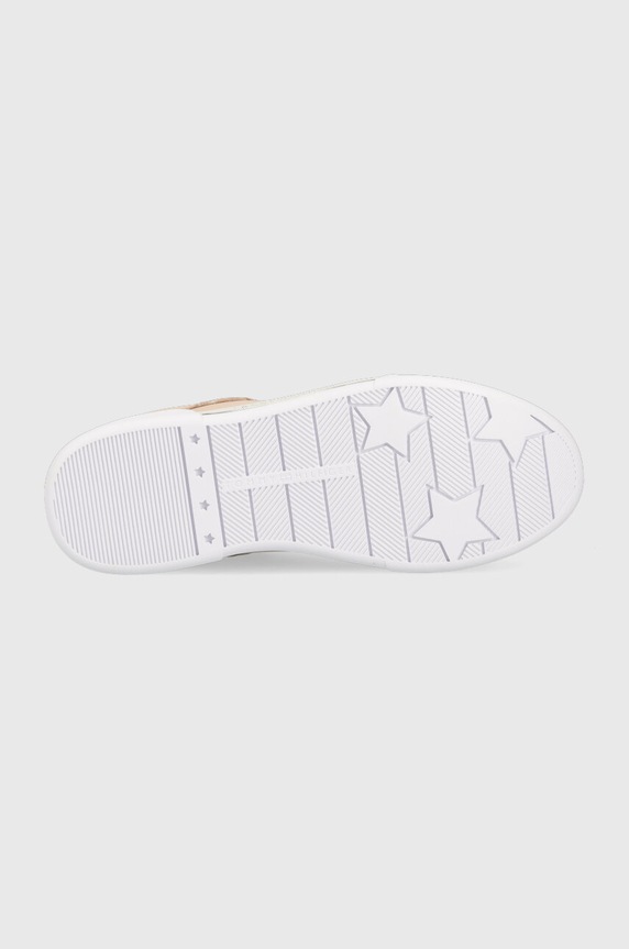 Δερμάτινα sneakers Tommy Hilfiger COURT SNEAKER GOLDEN TH FW0FW07116 μπεζ