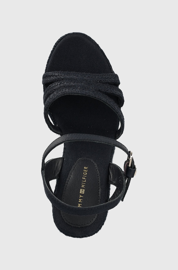 Tommy Hilfiger szandál ESSENTIAL BASIC WEDGE SANDAL sötétkék FW0FW07220