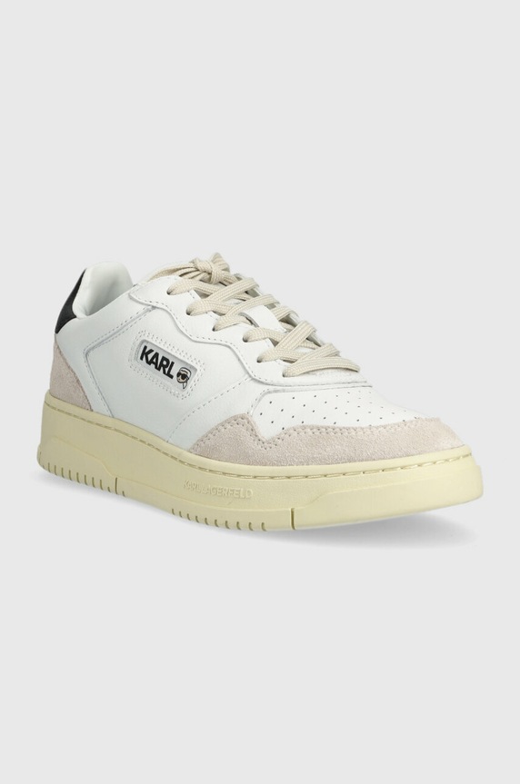 Kožené tenisky Karl Lagerfeld KREW KL KL63020.011 biela SS23