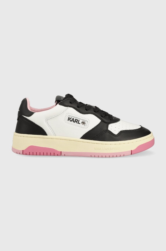 Kožne tenisice Karl Lagerfeld KREW KL tekstil šarena KL63020.001