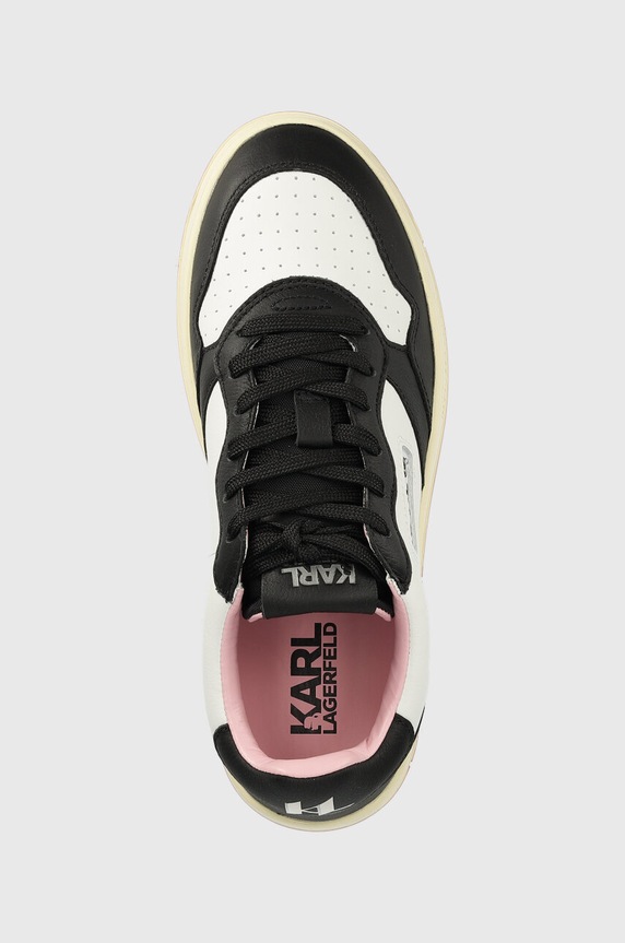 Kožne tenisice Karl Lagerfeld KREW KL šarena KL63020.001