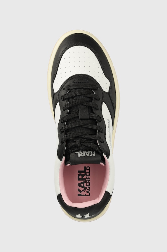 Kožne tenisice Karl Lagerfeld KREW KL šarena KL63020.001