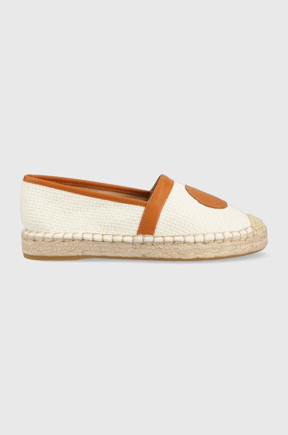 Karl Lagerfeld espadryle KAMINI DUO tekstylny beżowy KL81160.412
