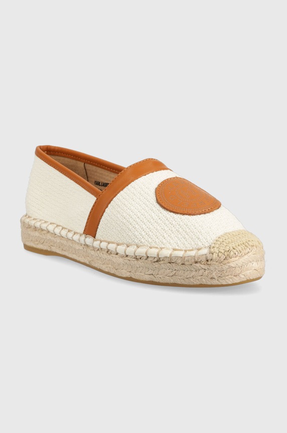 Karl Lagerfeld espadryle KAMINI DUO KL81160.412 beżowy SS23