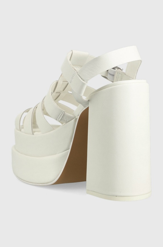 Încălțăminte Steve Madden sandale de piele Carlita SM11002385.107 alb