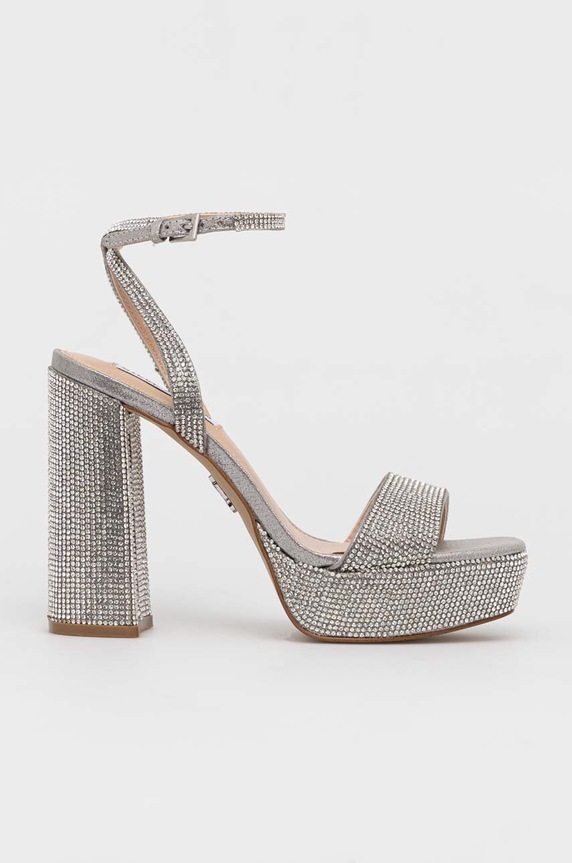 Steve Madden sandały Lessa-R syntetyczny srebrny SM11002394.998