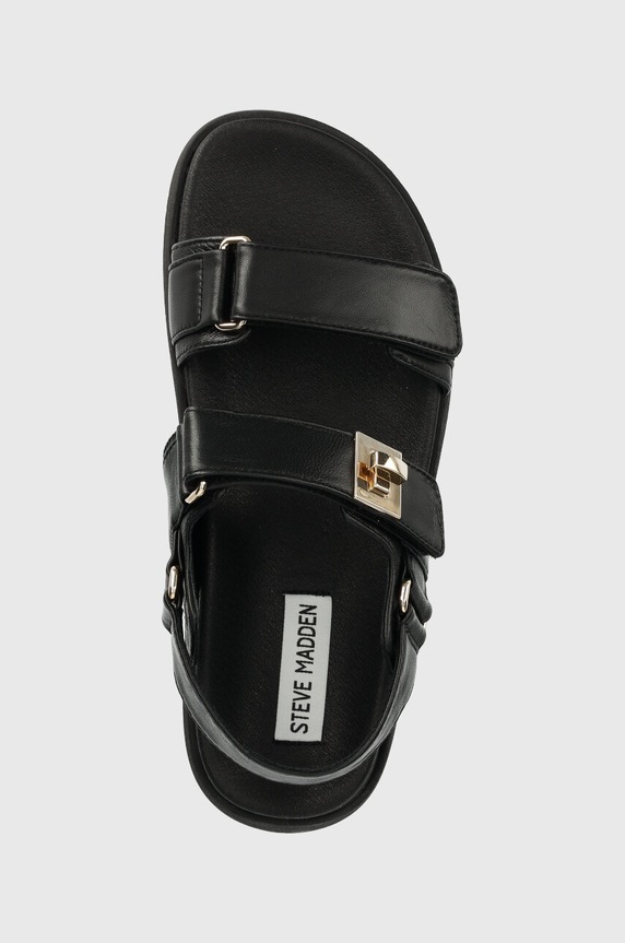 Δερμάτινα σανδάλια Steve Madden Mona μαύρο SM11002535.017