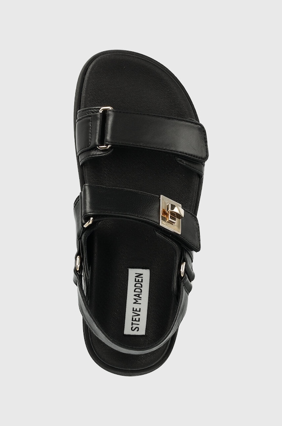 Δερμάτινα σανδάλια Steve Madden Mona μαύρο SM11002535.017