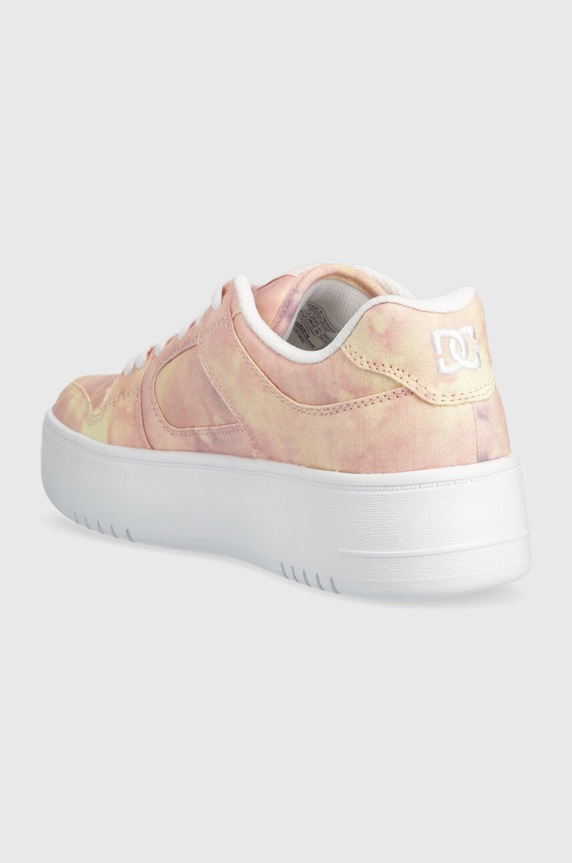 Boty Kožené sneakers boty DC Manteca ADJS100156 růžová