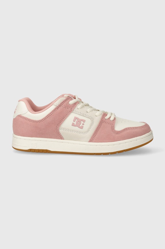 Kožené sneakers boty DC Manteca ADJS100161 růžová AW24