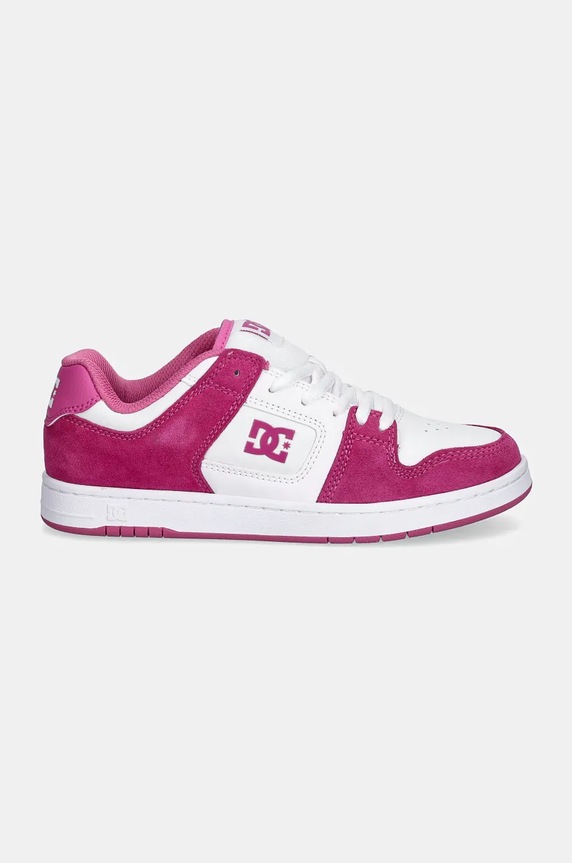 Kožené sneakers boty DC ADJS100161 růžová AW24
