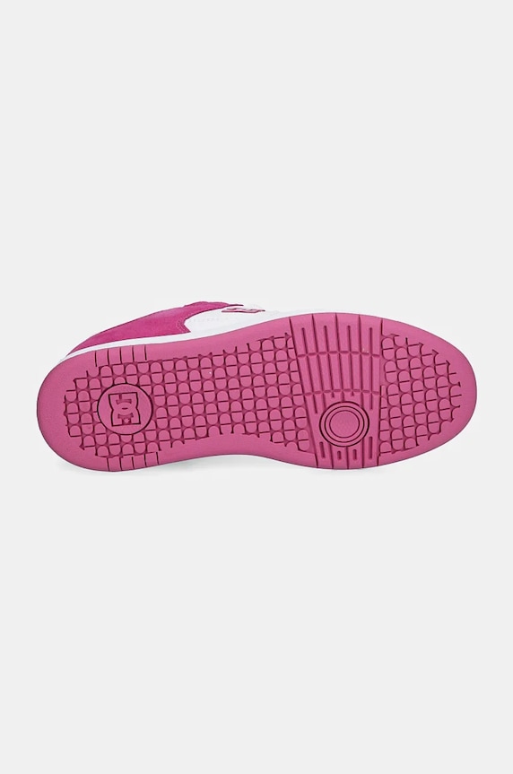 Kožené sneakers boty DC ADJS100161 růžová