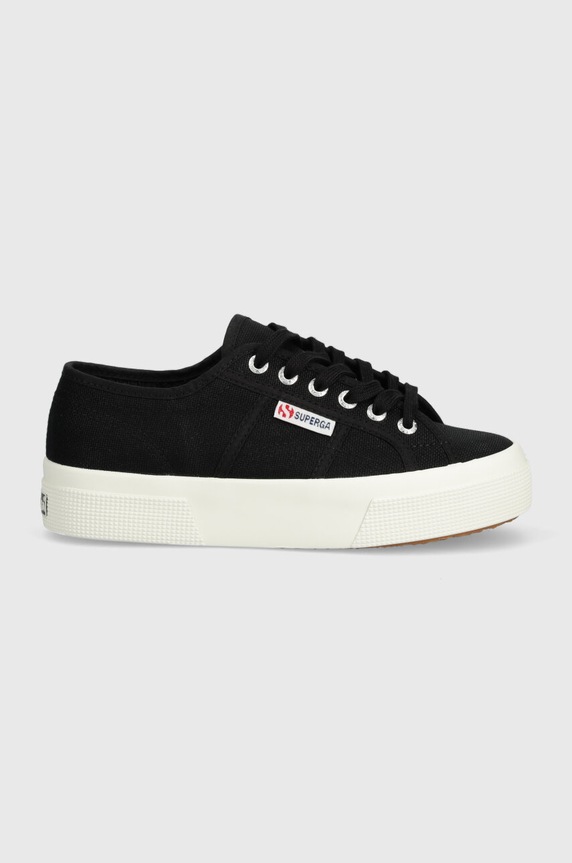 Superga tenisówki 2740 PLATFORM S21384W czarny SS25