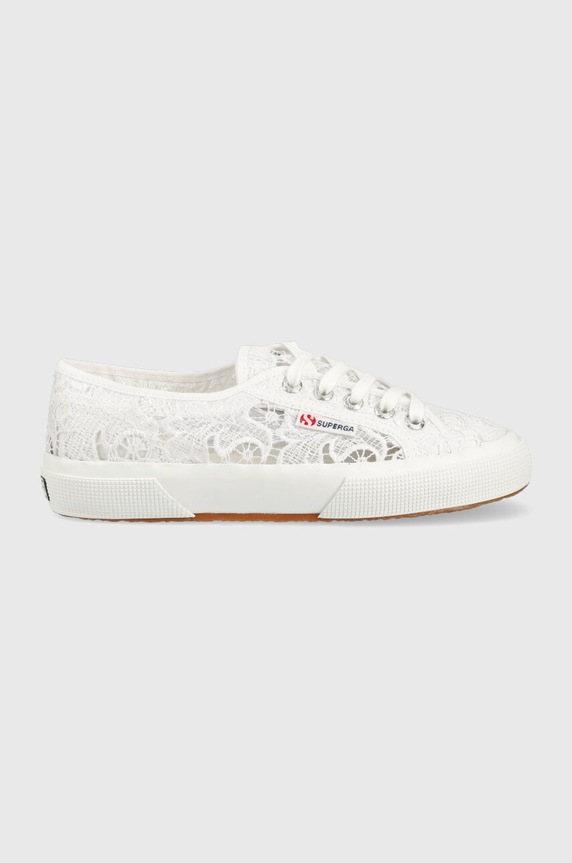 Tenisky Superga 2750 MACRAME plochá bílá S81219W