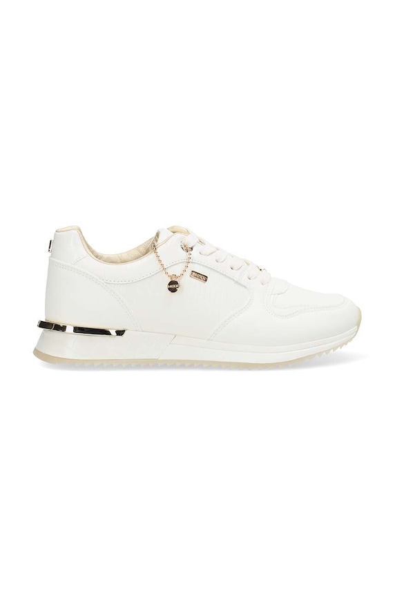 Sneakers Mexx Fleur απομίμηση λείου δέρματος λευκό MXK039903W