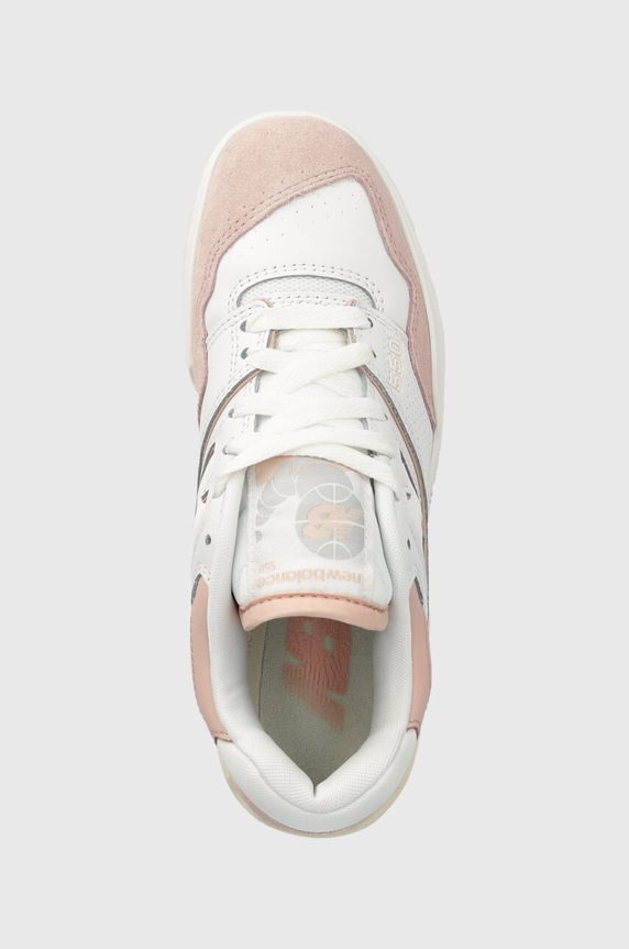 New Balance sneakersy skórzane BBW550CD różowy BBW550CD