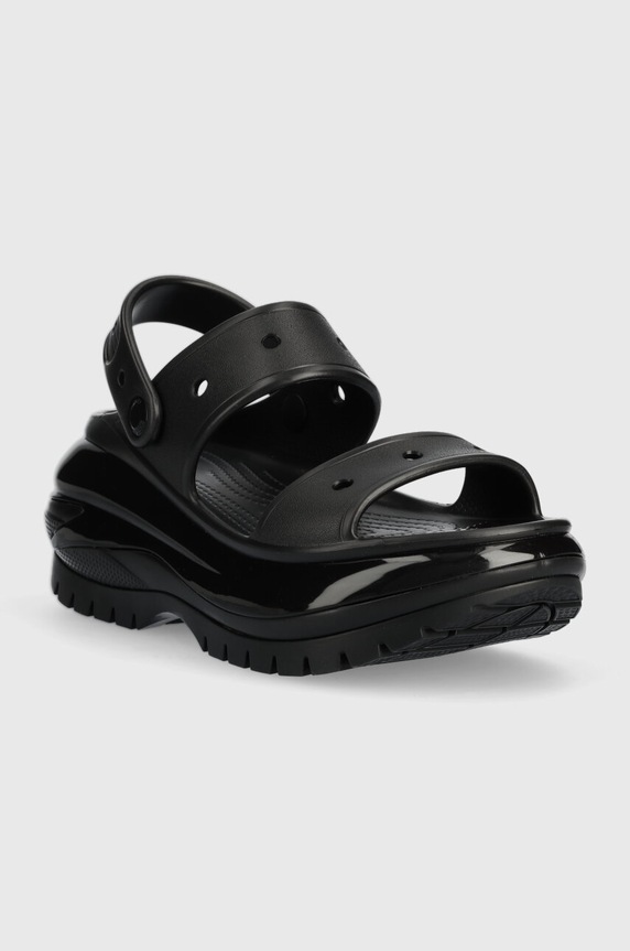 Шльопанці Crocs Classic Mega Crush Sandal 207989.001 чорний SS25