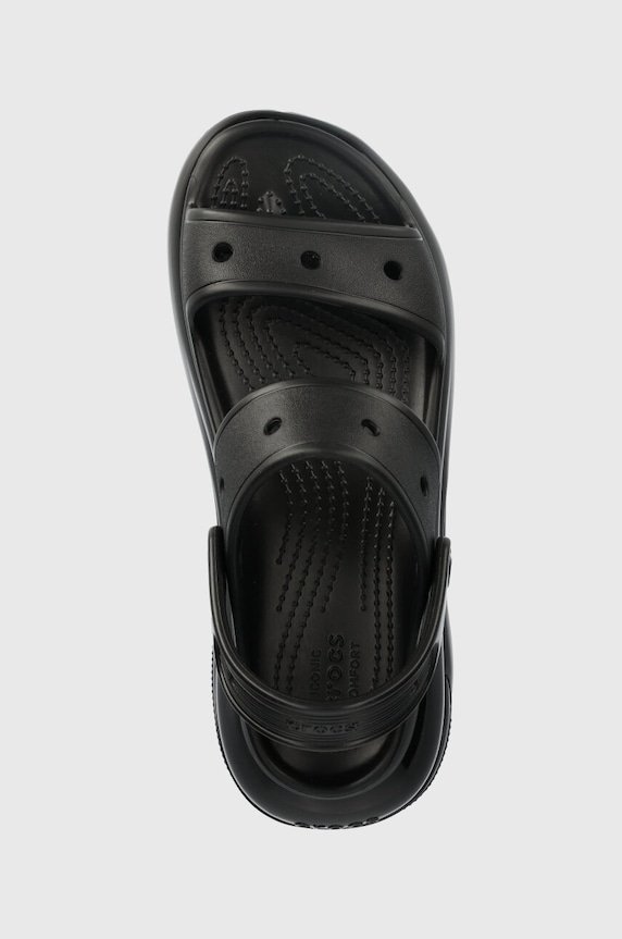 Шльопанці Crocs Classic Mega Crush Sandal чорний 207989.001