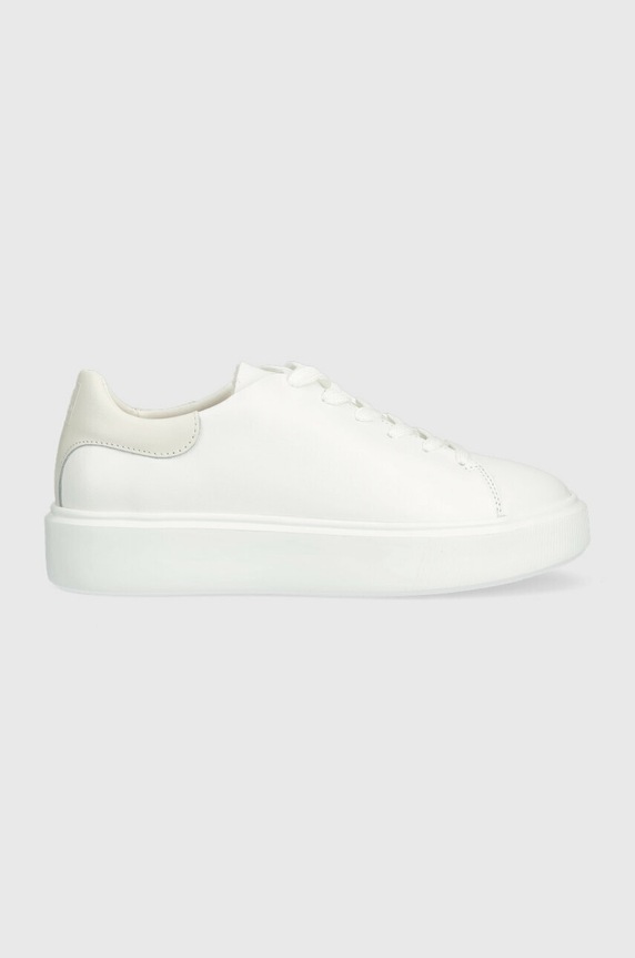 Marc O'Polo sneakers din piele platformă alb 30116283502107.100