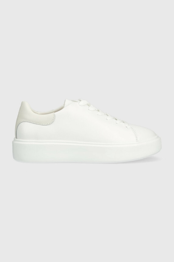 Marc O'Polo sneakers din piele platformă alb 30116283502107.100