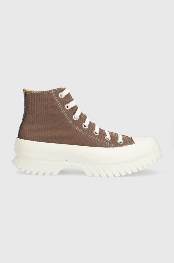 Kecky Converse Chuck Taylor All Star Lugged 2.0 HI platforma hnědá A03808C