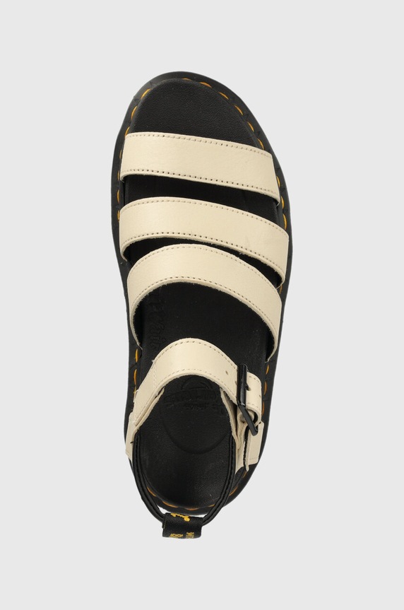 Dr. Martens sandały skórzane Blaire beżowy DM30706292
