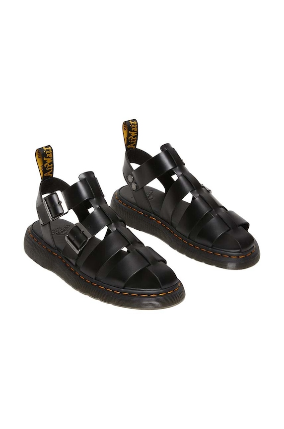 Dr. Martens sandały skórzane Garin czarny DM30766001