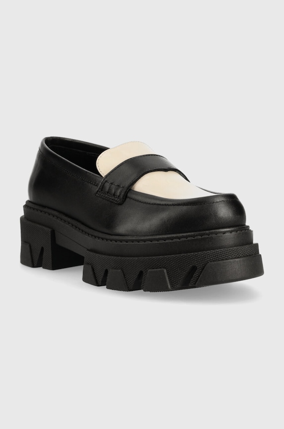 Alohas mokasyny skórzane Trailblazer S00331.25 czarny SS23