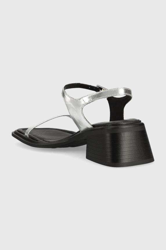 Obuwie Vagabond Shoemakers sandały skórzane Ines 5311.183.79 srebrny