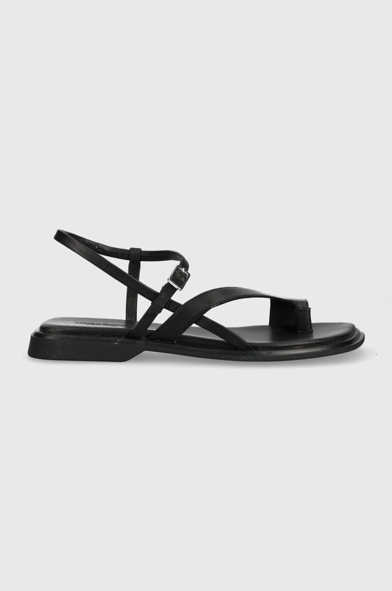 Vagabond sandali in pelle Izzy pelle fiore nero 5513.001.20