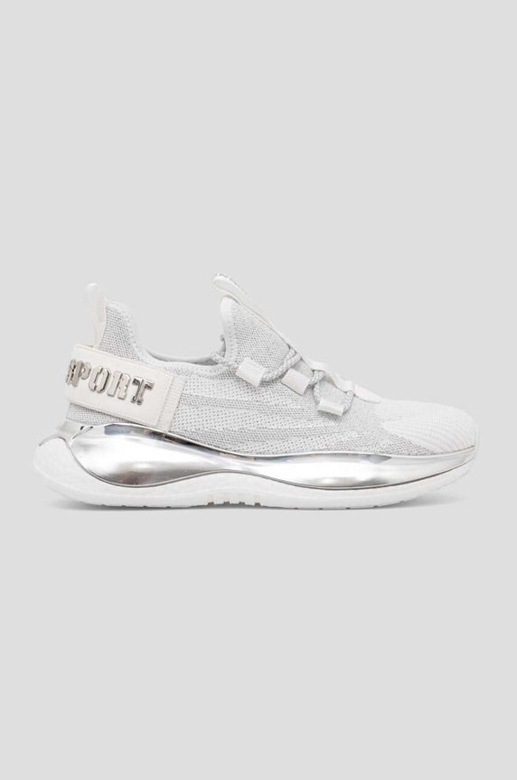 PLEIN SPORT sneakers The Iron Tiger Gen.X.02 sintetic alb USC0429.STE003N.01