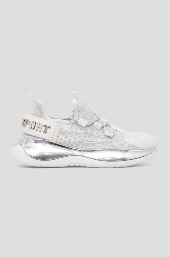 PLEIN SPORT sneakers The Iron Tiger Gen.X.02 sintetic alb USC0429.STE003N.01