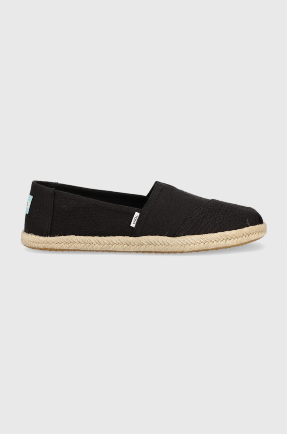 Toms espadrillas Alpargata Rope tessile nero 10019670
